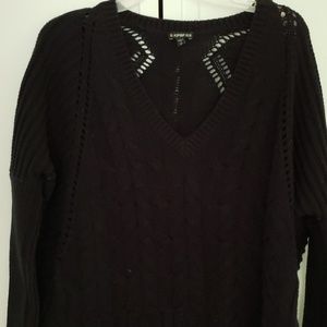 Black Express sweater size Small